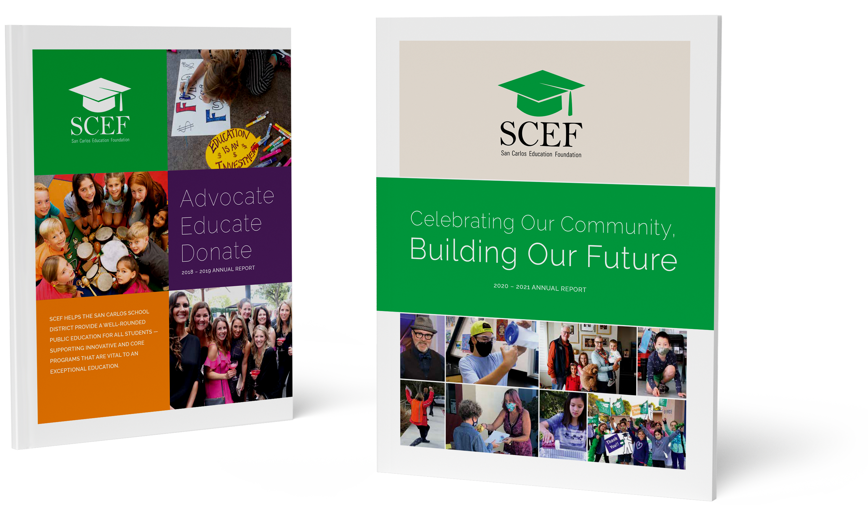 San Carlos Education Foundation Annual Report Design