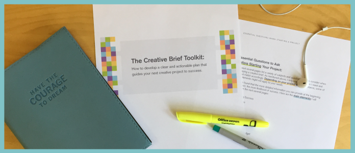 Finishing Touches on the Creative Brief Toolkit